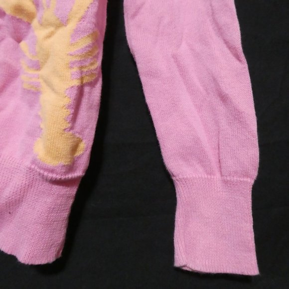 JOE FRESH KIDS | xs 4-5 years | Pink Button Down Cardigan | Orange Lobster | GUC - Picture 8 of 15